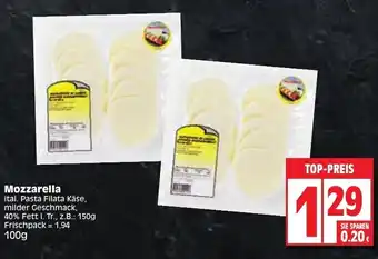 Edeka Mozzarella 100g Angebot