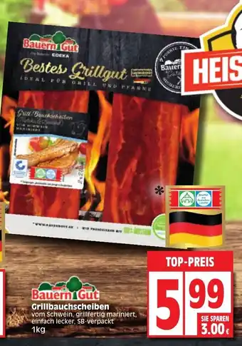 Edeka Bauern Gut Grillbauchscheiben 1kg Angebot