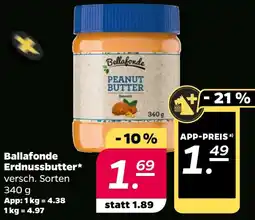 NETTO Ballafonde Erdnussbutter Angebot