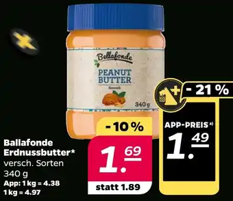 NETTO Ballafonde Erdnussbutter Angebot