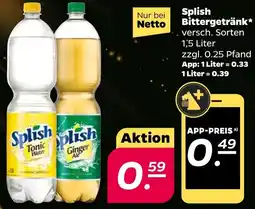 NETTO Splish Bittergetränk Angebot