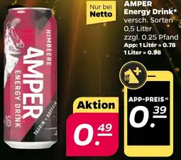 NETTO AMPER Energy Drink Angebot