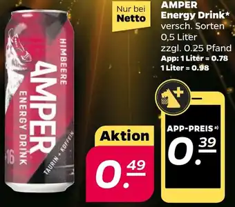NETTO AMPER Energy Drink Angebot