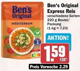HIT Ben's Original Express Reis Angebot