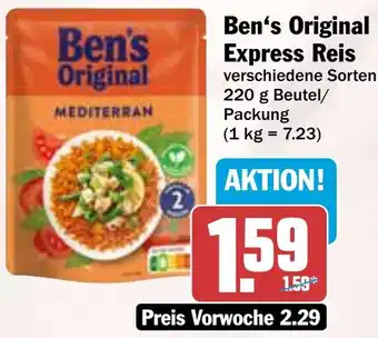 HIT Ben's Original Express Reis Angebot