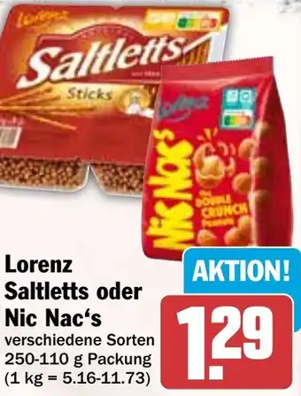 HIT Lorenz Saltletts oder Nic Nac's Angebot