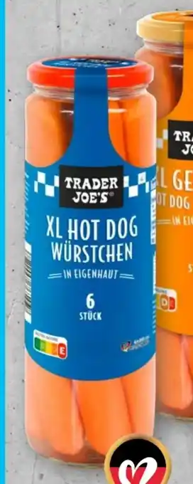 Aldi Nord Trader Joe's XL Hot Dogs Würstchen Angebot