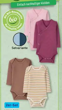 Aldi Nord Lily & Dan Baby Bodys 2er Set Angebot