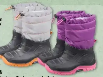 Aldi Nord Lily & Dan Kleinkinder Schneestiefel Angebot