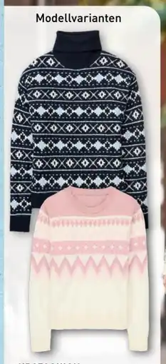 Aldi Nord Up2Fashion Damen Jacquard-Pullover Angebot