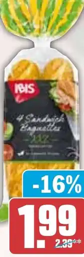 HIT Ibis XXL Sandwich Baguettes Angebot