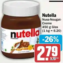 HIT Nutella Nuss-Nougat Creme Angebot