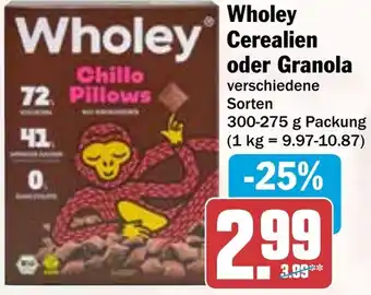 HIT Wholey Cerealien oder Granola Angebot