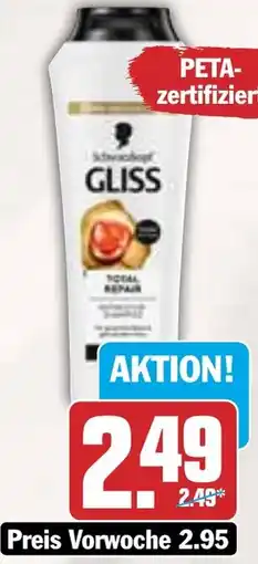 HIT Gliss Shampoo oder Spülung Angebot