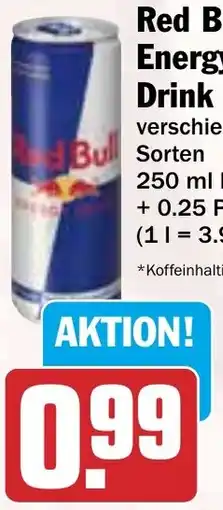 HIT Red Bull Energy Drink Angebot