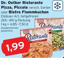 CAP Markt Dr. Oetker Ristorante Pizza, Piccola oder Bistro Flammkuchen Angebot
