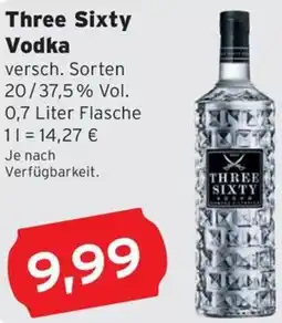 CAP Markt Three Sixty Vodka Angebot