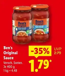 Lidl Ben’s original süß-sauer extra gemüse Angebot