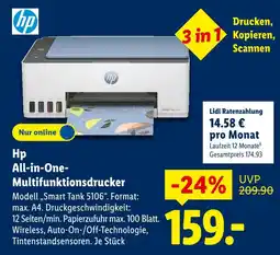 Lidl Hp all-in-one-multifunktionsdrucker Angebot