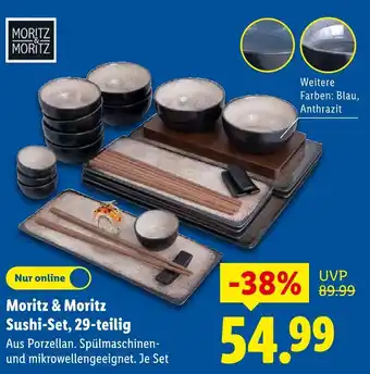 Lidl Moritz & moritz sushi-set, 29-teilig Angebot