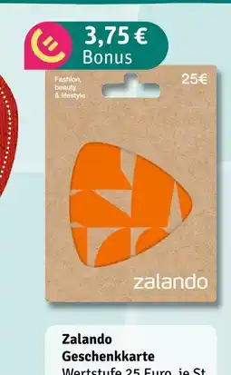 nahkauf Zalando geschenkkarte Angebot