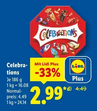 Lidl Celebrations Angebot