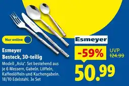 Lidl Esmeyer besteck, 30-teilig Angebot