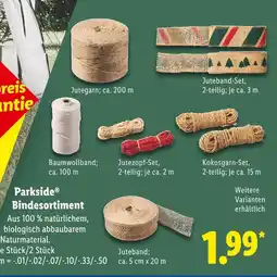 Lidl Parkside jutegarn Angebot