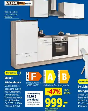 Lidl Menke möbelwerke menke küchenblock Angebot