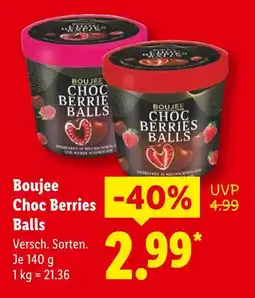 Lidl Boujee choc berries balls Angebot