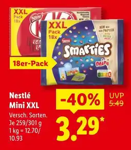 Lidl Nestlé mini xxl Angebot