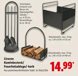 Lidl Livarno kaminbesteck Angebot