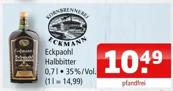 Getränke Oase Kornbrennerei eckmann eckpaohl halbbitter Angebot