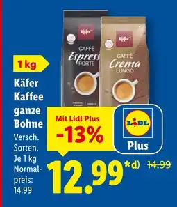 Lidl Käfer caffè espresso forte Angebot