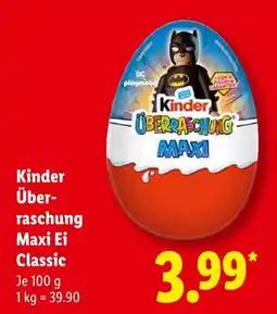 Lidl Kinder überraschung maxi ei classic Angebot