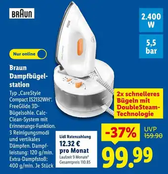Lidl Braun braun dampfbügelstation Angebot