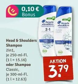 nahkauf Head & shoulders shampoo 2in1 Angebot