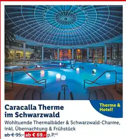 Lidl Caracalla therme im schwarzwald Angebot