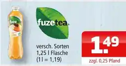 Getränke Oase Fuze tea fuzetea Angebot
