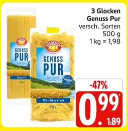 Marktkauf 3 glocken genuss pur spaghetti Angebot