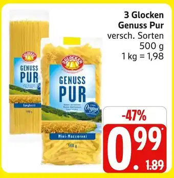 Marktkauf 3 glocken genuss pur spaghetti Angebot