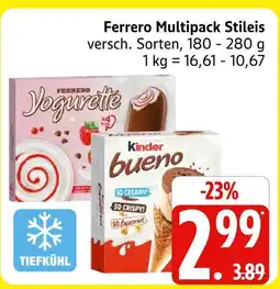 Marktkauf Ferrero multipack stieleis Angebot
