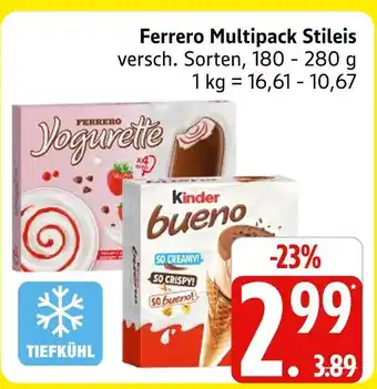 Marktkauf Ferrero multipack stieleis Angebot