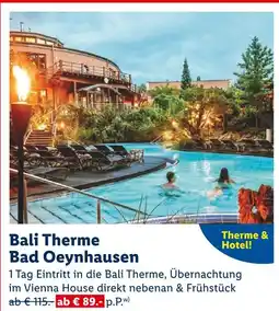Lidl Bali therme bad oeynhausen Angebot
