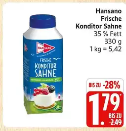 Marktkauf Hansano frische konditor sahne Angebot