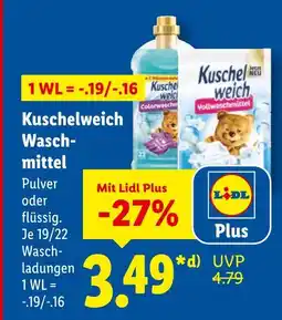Lidl Kuschelweich colorwaschmittel Angebot