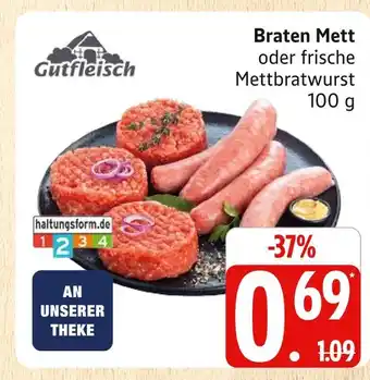 Marktkauf Gutfleisch braten mett Angebot