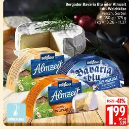 Marktkauf Bergader bavaria blu Angebot
