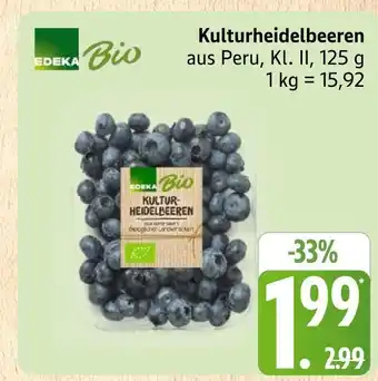 Marktkauf Edeka bio kulturheidelbeeren Angebot