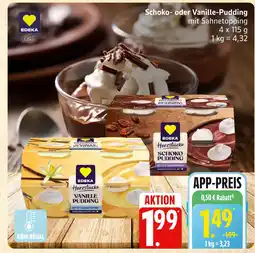 Marktkauf Edeka herzstücke schoko-pudding Angebot